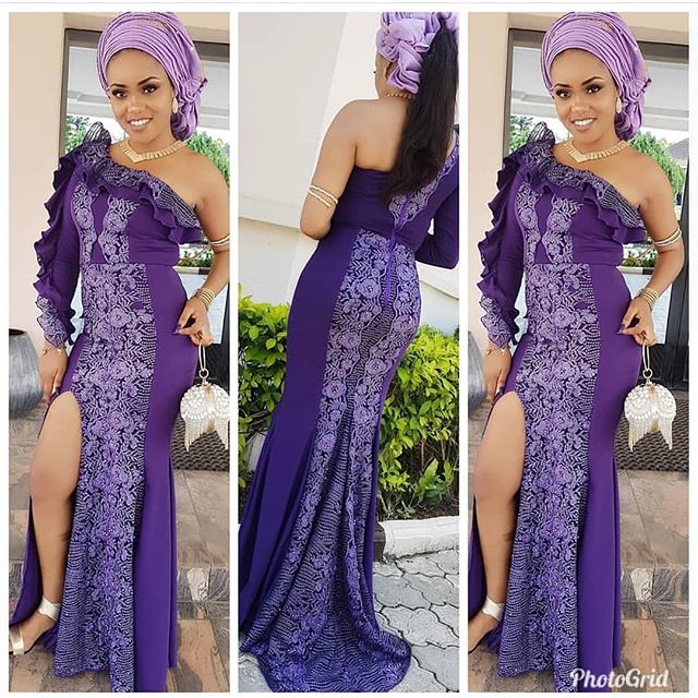 Lace kaba store styles 2018